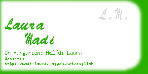 laura madi business card